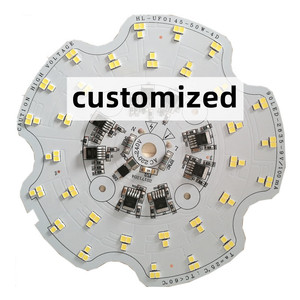 โมดูลไฟไฮเบย์ LED แบบไม่มีใบพัด,50W 110lm /W 220V AC ทำจากอะลูมิเนียม SMD สำหรับยูเอฟโอ LED - Product Image 1