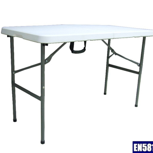 סיטונאי 4ft פלסטיק מתקפל שולחן, פיקניק שולחן