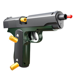 1911 กระสุนอัตโนมัติโยนปืนอ่อนที่ว่างเปล่าแขวนเด็กอัตโนมัติ reloading ปืนของเล่นสําหรับเด็ก - Product Image 1