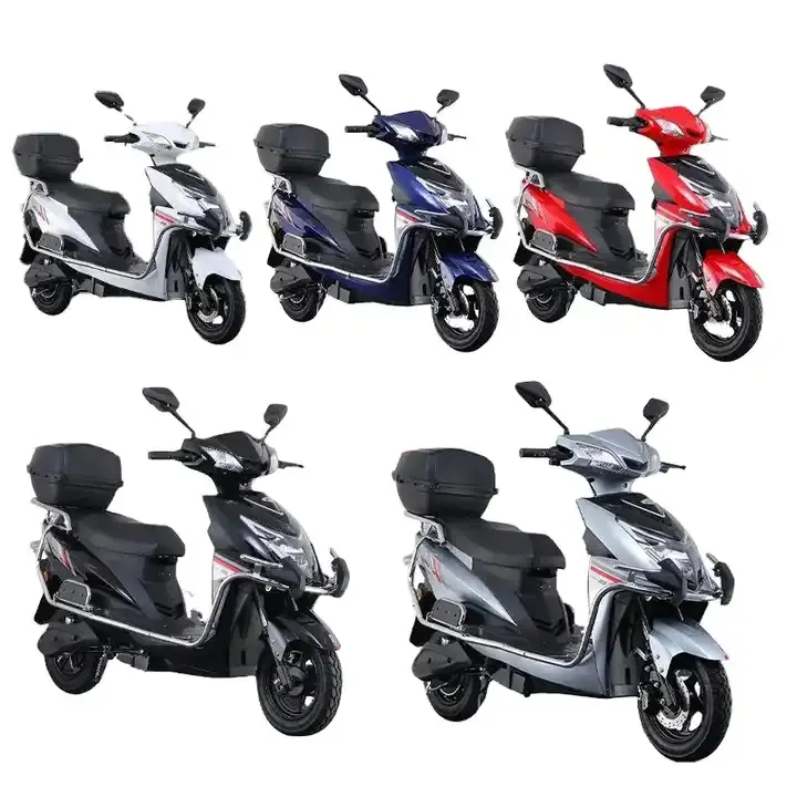 Yüksek hızlı serin tasarım 1200w elektrikli motosiklet yetişkin sürücü iki tekerlekli uzun menzilli off road elektrikli motosiklet satışa