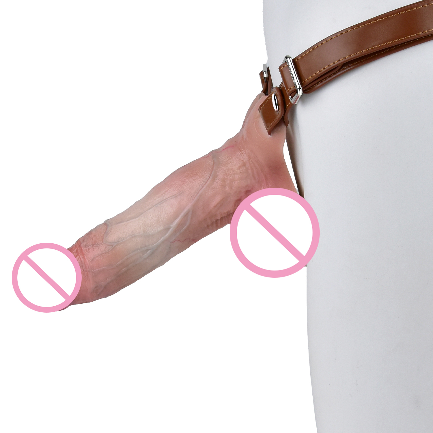 ceinture marron-peau