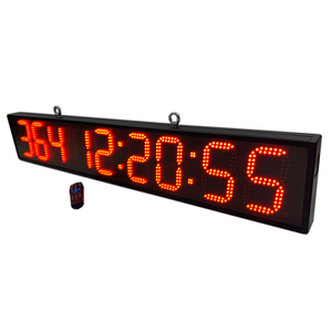 Timer portatile da 6 pollici a 9 cifre con Timer digitale settabile/orologio da esterno - Product Image 1