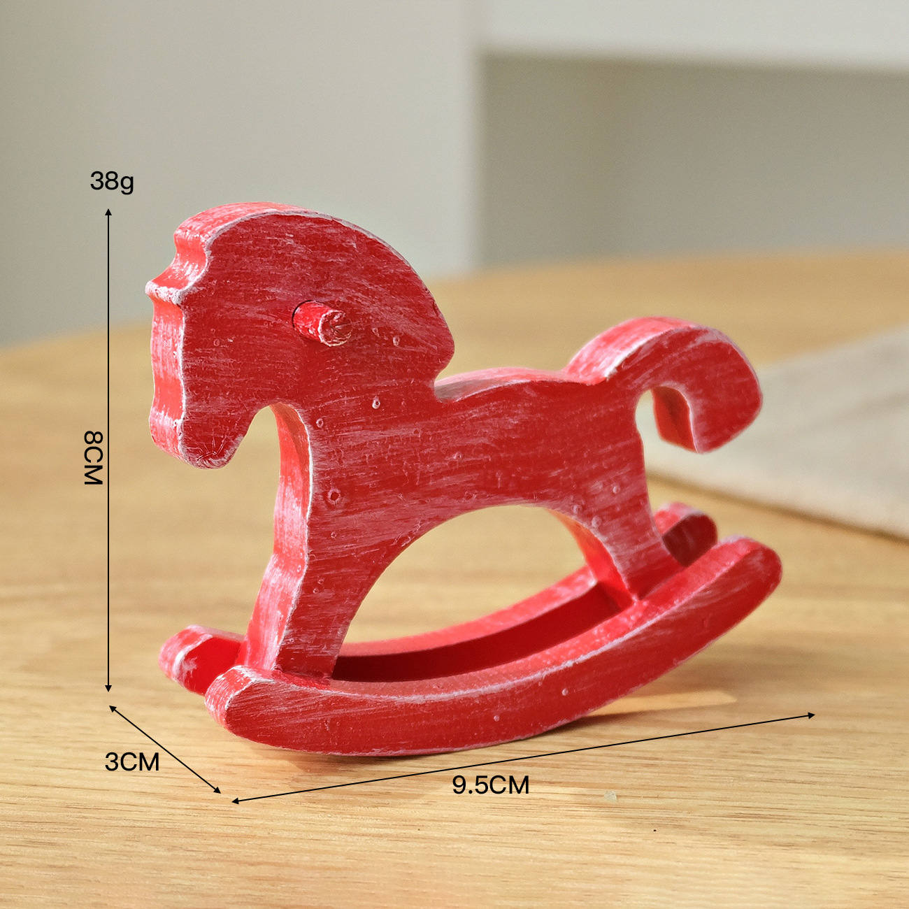 Red rocking horse