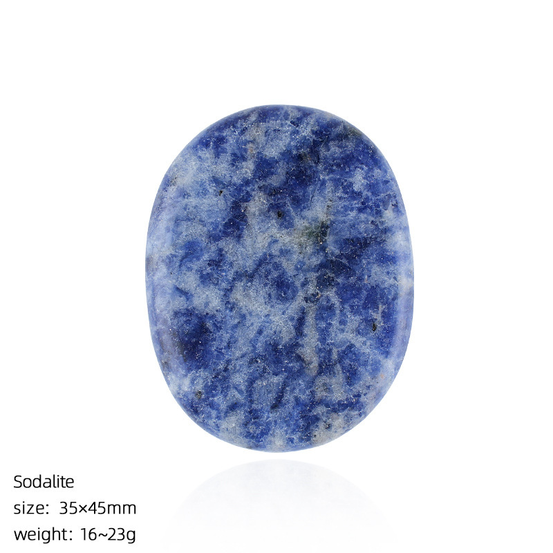 Lapis lazuli palm stone
