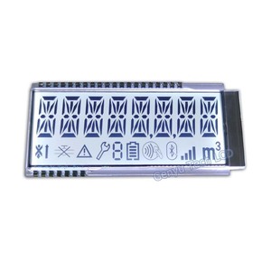 Pantalla LCD personalizada 14 segmentos TN Transmisión positiva Retroiluminación blanca - Product Image 1