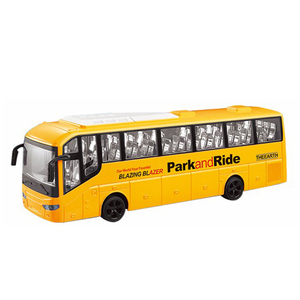 低moq3色キッズ小型ミニカー4chrcバスモデルライト付き - Product Image 1