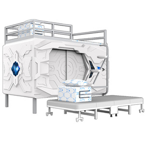 Hot Bán Thiết Kế Hiện Đại Giường Tầng Viên Nang Gia Đình Giường Cho Thanh Thiếu Niên Và Trẻ Em Bộ Đồ Nội Thất Ngủ Pod Thông Minh Giường Viên Nang - Product Image 6