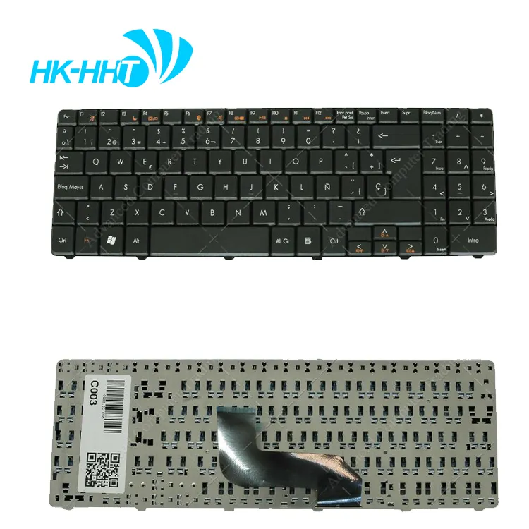 HK-HHT laptop SP keyboard Spanyol untuk Teclado PACKARD BELL LJ65 LJ67 LJ71 GATEWAY NV58