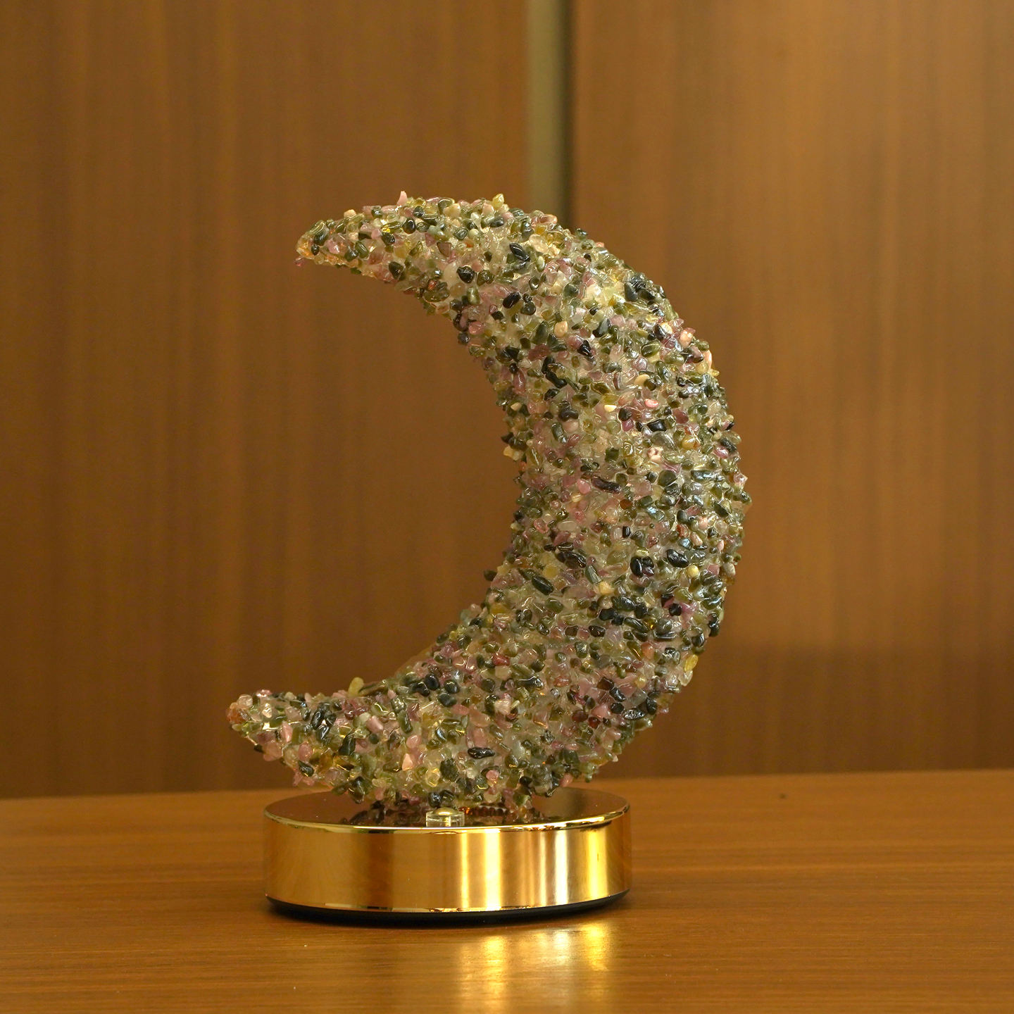 Lampe tourmaline lune