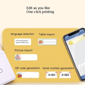 Handheld Portable NIIMBOT <strong>D110</strong> Label <strong>Printer</strong>, Blutoth Small Label Home Thermal Sticker <strong>Printer</strong> - Product Image 6
