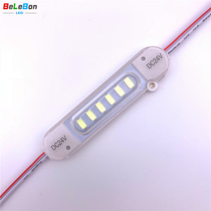 SMD5730 โมดูลLed 6PCS DC12V 1.6W Ip65 กันน้ำSuper Bright RGB Ledโมดูล 12V 24Vสีสีขาว