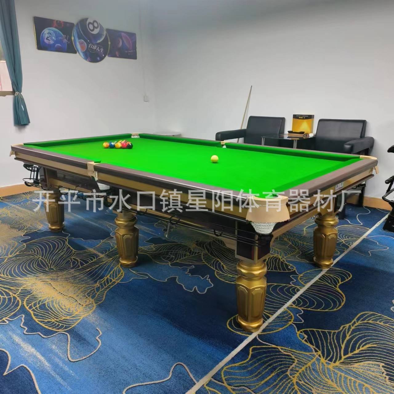 Zhongba Steel Warehouse Billiard Table with Automatic Ball Return