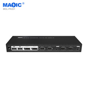 4k 60hz 2 in 2 Out DP Dual Screen <strong>KVM</strong> Switcher Displayport 2 Port <strong>KVM</strong> <strong>Switch</strong> for Monitor