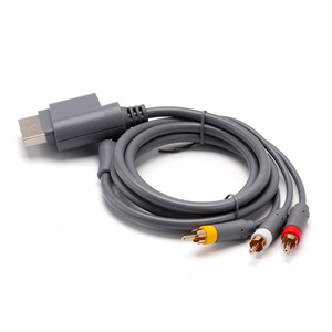<strong>Gray</strong> HD TV Component VGA HD TV Composite RCA AV Video Cables for <strong>Xbox</strong> 360 Console AV Cables - Product Image 1