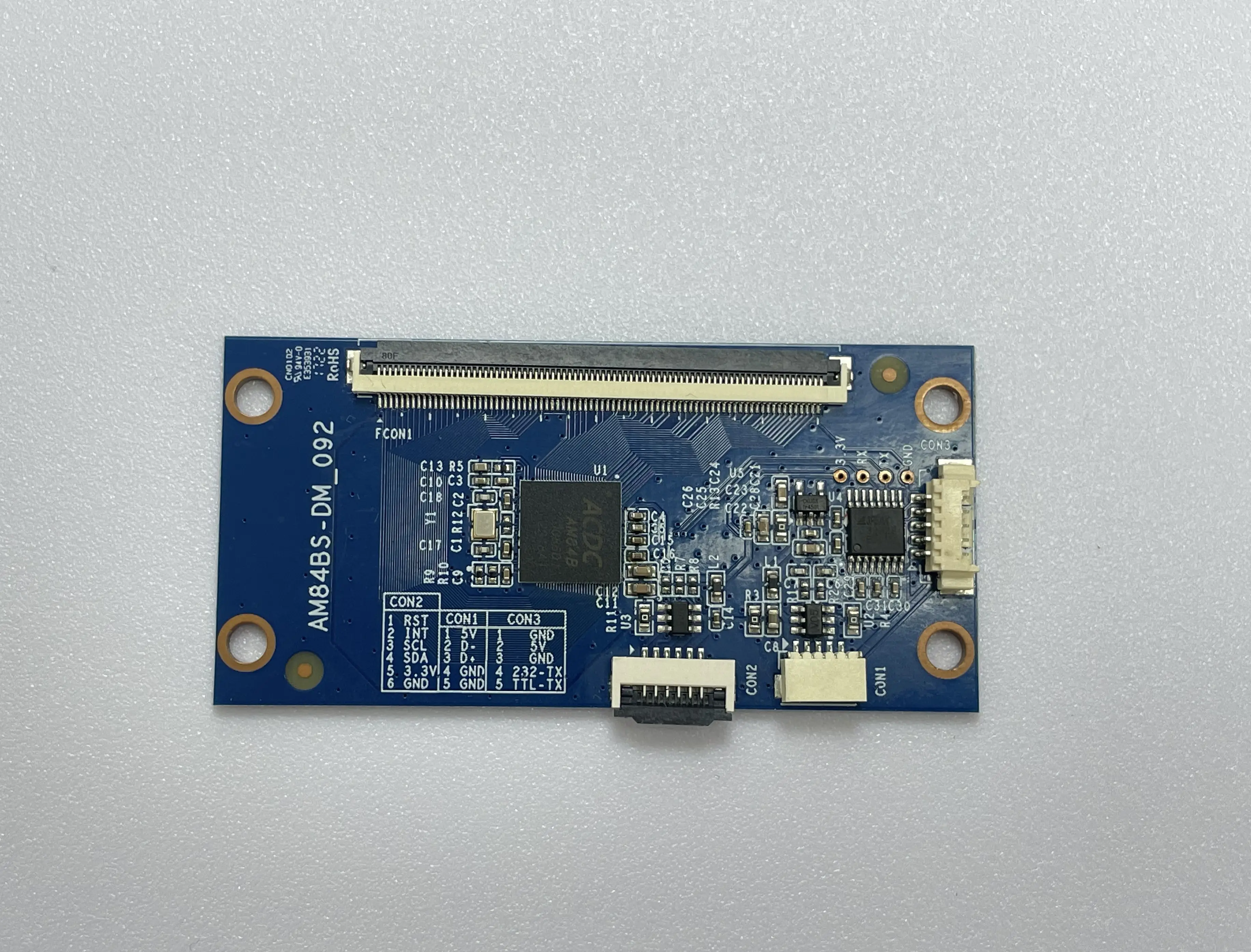 Capacitive touch panel controller board PCBA circuit board sub board USB/UART/I2C Interface