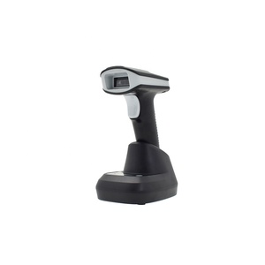 Desktop <strong>QR</strong> <strong>Code</strong> Bluetooth Wireless Barcode Scanner <strong>Ios</strong> <strong>Android</strong> 2D Barcode Scanner With Cradle and Screen - Product Image 1