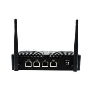 Top bán 4 * LAN pfsense tường lửa AES-Ni Mini PC Quad Core Celeron J1900 Bộ vi xử lý Wake-on-LAN, PXE, RTC Máy tính bộ định tuyến di động - Product Image 1