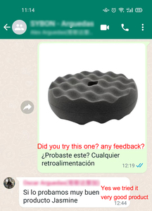 8 "ダブルサイドウェーブパターン泡研磨パッドスポンジカーポリッシャーボート配合研磨ワックス
