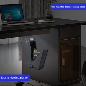 ホテル用キーロックと指紋パスワード付きポータブル盗難防止ミニガンボックスホーム使用保証金 - Product Image 2