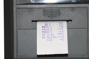 Wiegen Zähl anzeige Etiketten drucker Digitale Anzeige mit Etiketten drucker für Boden bank waage - Product Image 5