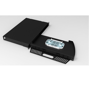 PP38L1 1U Swing Out Fiber Optic <strong>Patch</strong> <strong>Panel</strong> Fiber Capacity 24 Port 2 LGX Adapter Plate Cassette <strong>Modules</strong> <strong>with</strong> Cable Management - Product Image 5