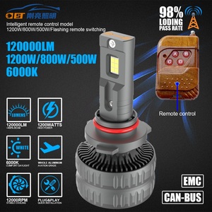 T102 Remote Control External Driver Digital Display 9005 9012 H4 H3 H7 Canbus 120000/80000/50000LM Auto <strong>Led</strong> Headlight - Product Image 4