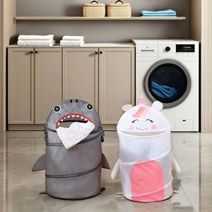 Dễ Thương Xách Tay Gấp Giặt <span class=keywords><strong>Hamper</strong></span> Đầy Màu Sắc Polyester Có Thể Gập Lại Quần Áo Lưu Trữ Giỏ Xử Lý <span class=keywords><strong>Pop</strong></span>-<span class=keywords><strong>up</strong></span> Nhà Có Thể Gập Lại Giặt - Product Image 2