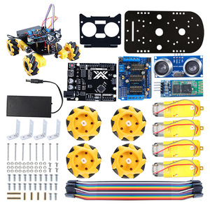 Eparthub L293D motore Driver Kit Robot con rotazione di 360 gradi ruota Mecanum auto per applicazioni programmabili IDE Smart Robot - Product Image 2
