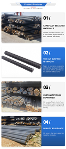 Steel <strong>Rebar</strong> Reinforcing Steel 8mm 10mm 12mm 16mm Hrb400 Hrb500 Deformed Bar Thread Screw Rebars For Price - Product Image 5