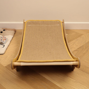 Dayanıklı ve aşınmaya dayanıklı hiçbir dökülme veya çözülme çift kullanımlı kedi tırmalamak kurulu uyku ve tırmalamak için - Product Image 3