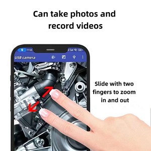 Endoscopio de tubería 3 en 1 HD, sonda externa para teléfono móvil de 7mm, Detector de mantenimiento de coche, sonda de espejo Peep, módulo de cámara endoscópica