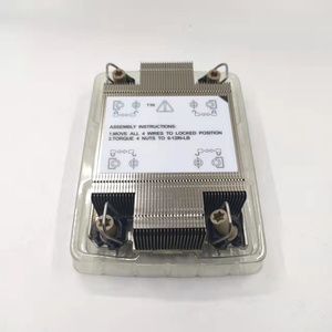 2U Server CPU Kühler FCLGA 4189 mit 2 Heatpipes Aluminium Reiß verschluss Lamellen Prozessor Luftkühlung Passive CPU Kühlkörper - Product Image 3