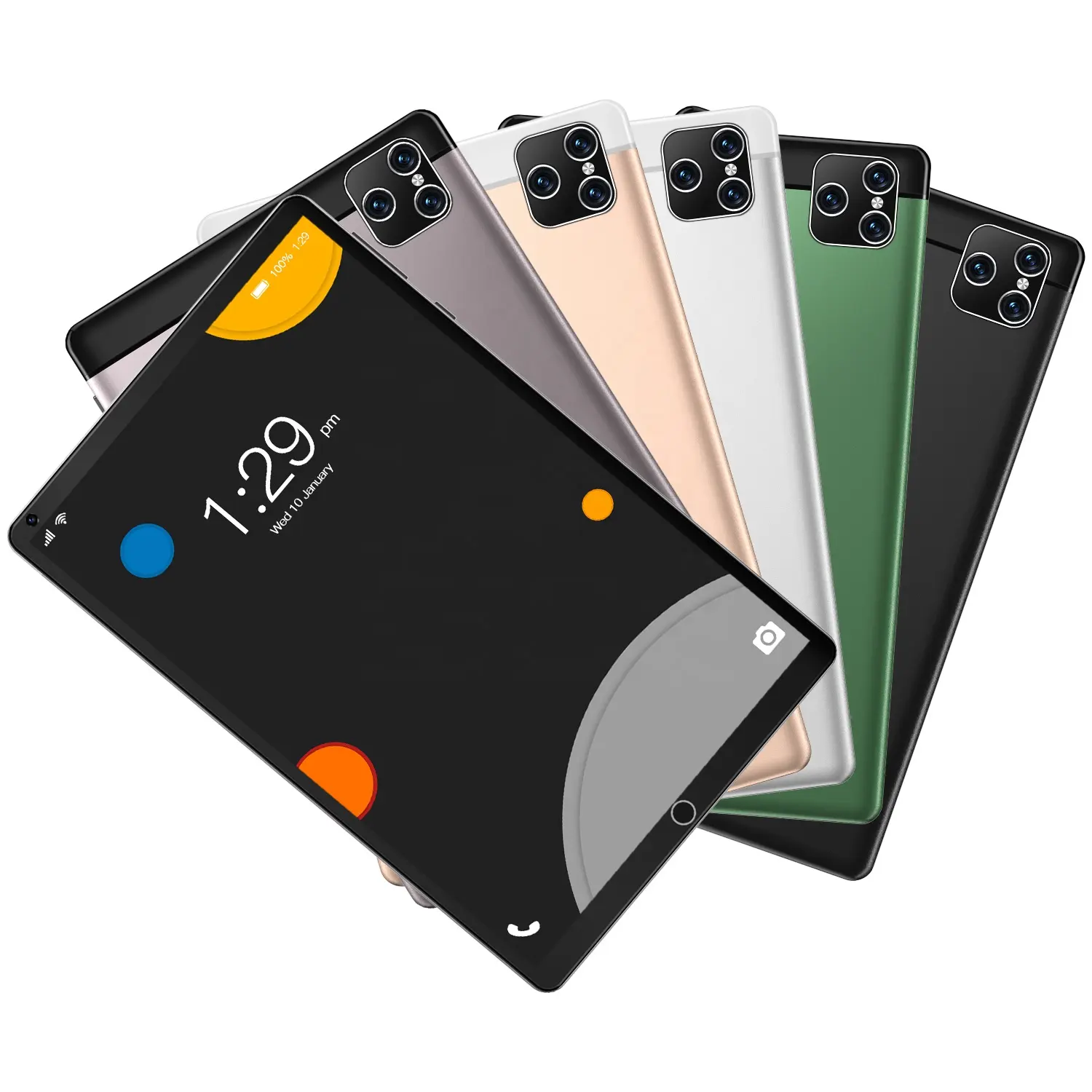 Дешевые 8 дюймов сенсорный экран 3G Android 9 планшетный ПК с оперативной памятью 3G телефонные звонки и двойная камера 2 сим-картами четырхъядерный hd-планшет с двумя камерами