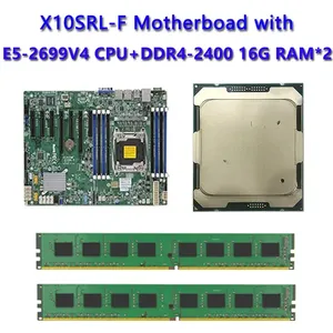 Para placa base Socket SP3 145W TDP con procesador de CPU Dual 2*1, 2 uds., Memoria RAM de 16GB, 2 uds. - Product Image 2