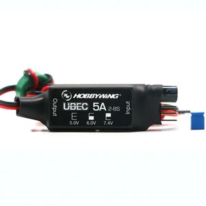 Hobbywing 5A Ubec V2 Air High Voltage Regulator Module 2-8S 5V 6V 7.4V 5A Adjustable <strong>BEC</strong> for RC Car Parts - Product Image 2