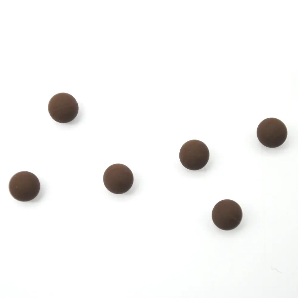 Splendide sfere di gomma siliconica solida modellate su misura 2mm piccole dimensioni Epdm Nbr palla di gomma per alimenti FKM palla in gomma solida