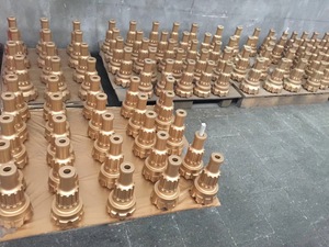 炭素鋼DTHビット高空気圧カーバイドボタンビット鉱石採掘鍛造掘削ビット用 - Product Image 3