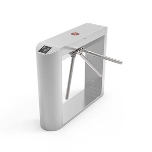 RS485/TCP-IP di comunicazione ingresso esterno controllo di accesso CE/FCC certificato semiautomatico treppiede tornello cancello codice a barre