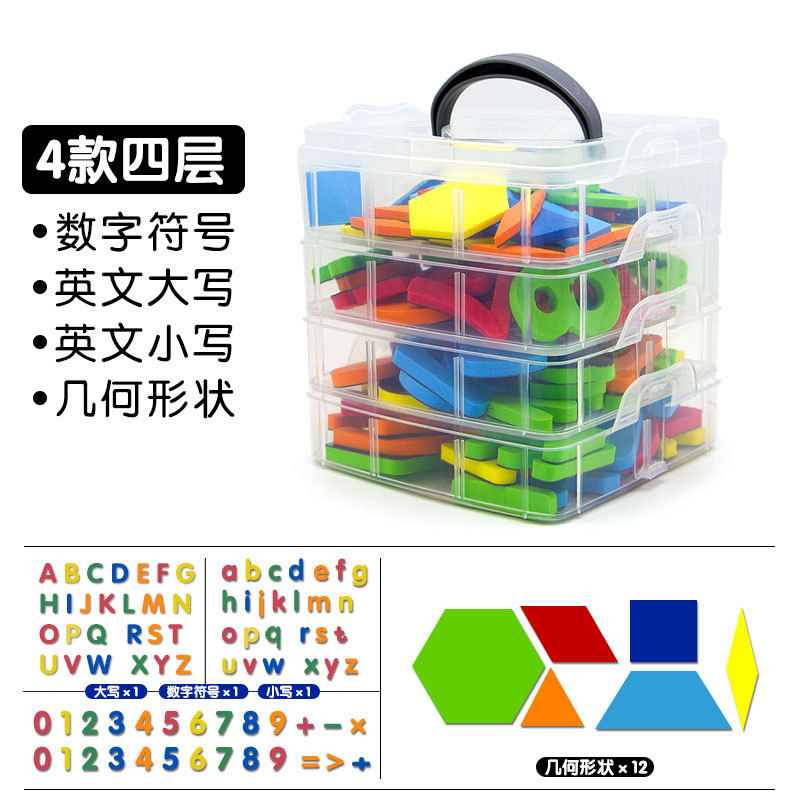 4-in-1 (numeri + lettere + forme / senza piastra di base)