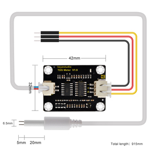 <strong>Water</strong> Quality Detection Analog Probe Waterproof Total Dissolved Solids Tds <strong>Sensor</strong> Module for <strong>Arduino</strong>