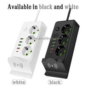 Профессиональная опция зарядки офисного использования USB Power Socket Extension с несколькими разъемами для офисов - Product Image 6