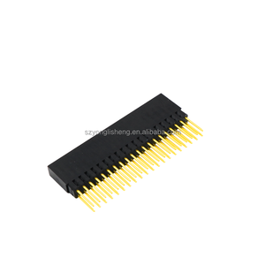Connettore GPIO 40pin 2x20 pin(40pin) intestazione impilabile femmina Extra alta per Raspberry Pi A + Pi modello B + Pi 2 3 4B con Base acrilica