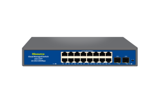 Hisource New Series 16+2ports Full Gigabit <strong>Ethernet</strong> Switch Lite Managed Web/Cloud-Managed APP Multiple VLAN,Link Aggregation - Product Image 3