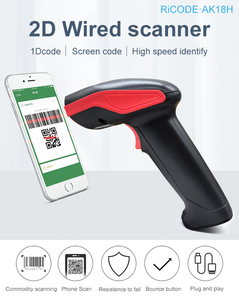 Escáner de escaneo rápido para coche, dispositivo de escaneo de código de barras, qr, de mano, con imagen