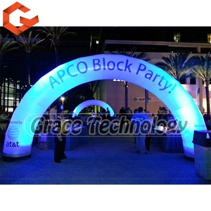 Thể Thao Ngoài Trời Racing Arch LED Chiếu Sáng Inflatables Arch Bắt Đầu Kết Thúc Dòng Inflatable Entrance Đối Với Sự Kiện - Product Image 5
