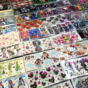 Hot bán tùy chỉnh <span class=keywords><strong>SpongeBob</strong></span> <span class=keywords><strong>Squarepants</strong></span> 16 oz UV dtf chuyển cup bao bì Pet chất liệu không thấm nước bán buôn cho Tumblers - Product Image 4