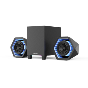 2.1 CH RGB Backlit Desktop Stereo Gaming Speakers 60W <strong>USB</strong> Powered Volume <strong>Control</strong> for Laptop Mac Tablet <strong>Computer</strong> 80W Output AUX - Product Image 1