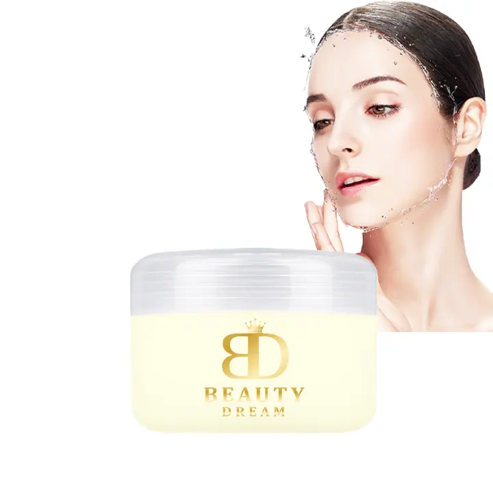 Etiqueta privada Orgánica Natural Eliminación de manchas oscuras Mujeres y hombres Crema para el cuidado de la piel Hidratante Crema blanqueadora facial para piel seca