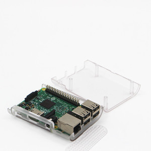 Raspberry Pi 2 Pi 3 оболочка ABS литой черный белый прозрачный триколор raspberry pi 2 Оболочка Чехол