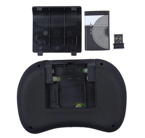 I8 Mini 2,4G inalámbrico USB teclado ratón Combo remoto de mano 3RGB LED retroiluminación para ordenador portátil PC Android TV Box Material plástico - Product Image 6